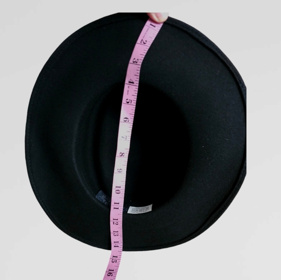 Vintage Burberrys Classic 100% Wool Hat Fedora Black One Size - Picture 15 of 15